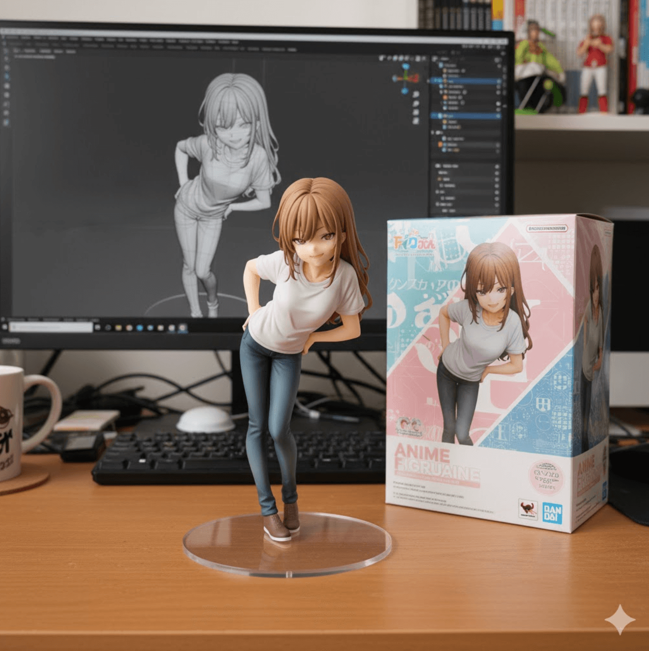 高品質なフィギュア画像の例