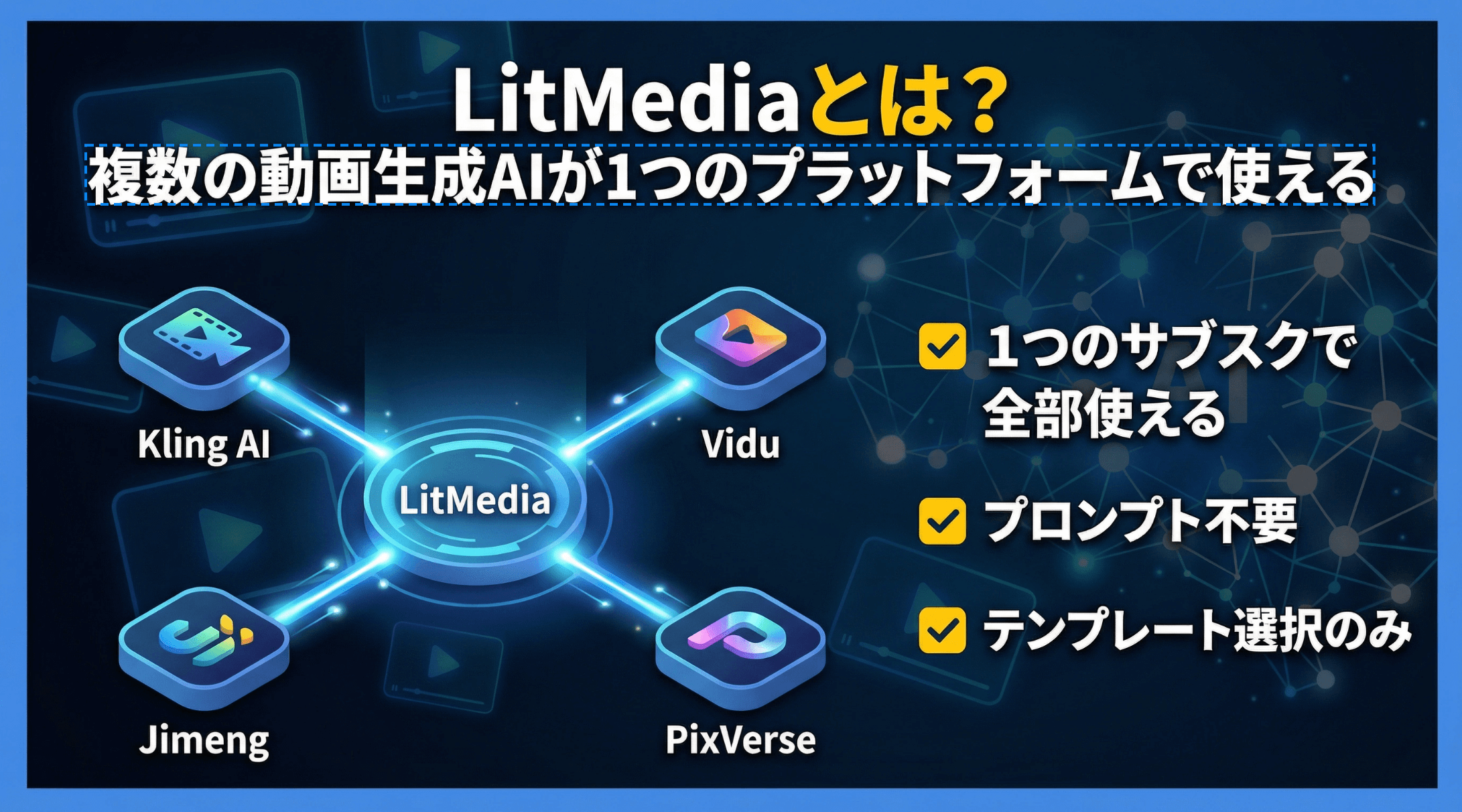 LitMediaが選ばれる3つの理由
