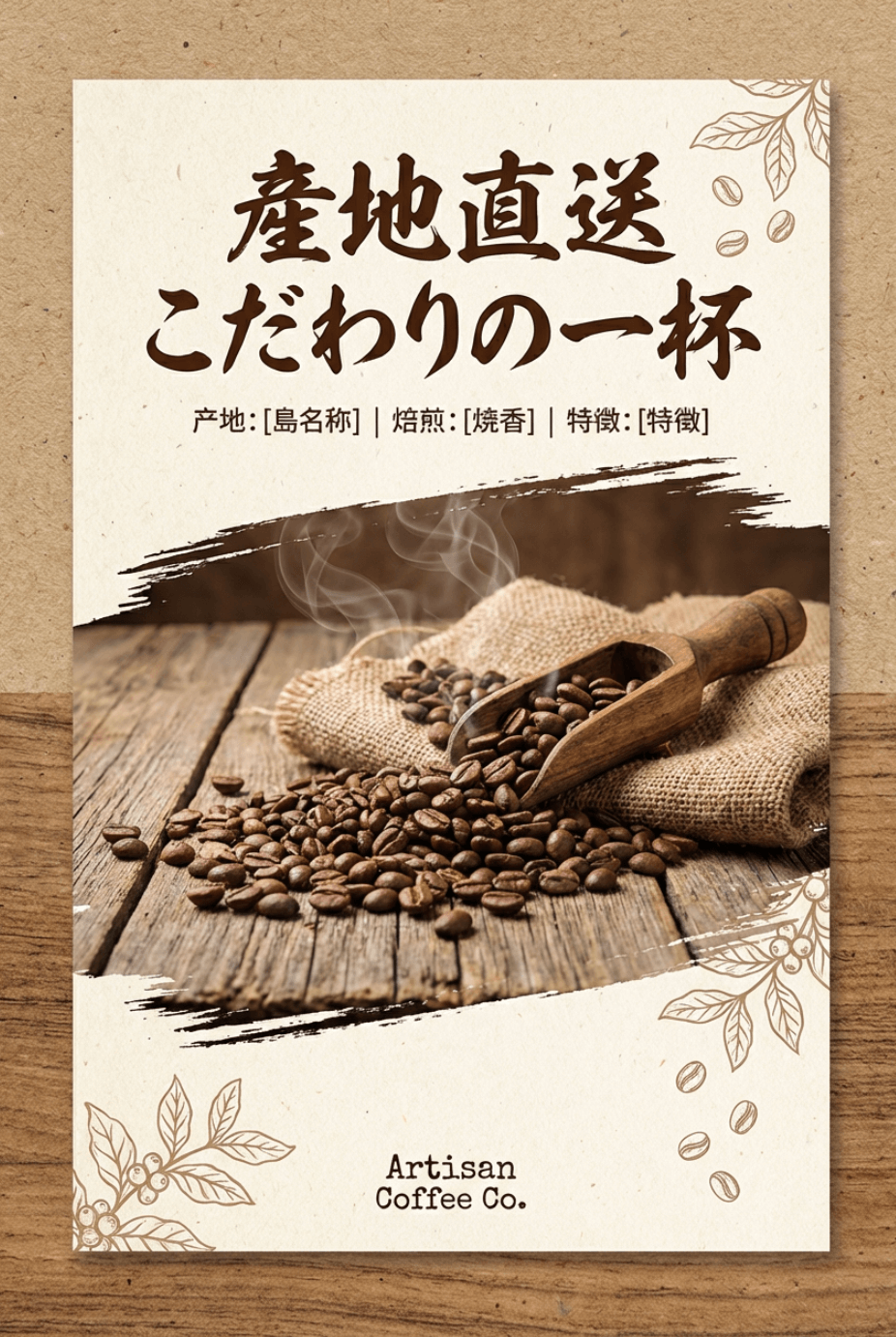 Lovart AI ポスター作成例