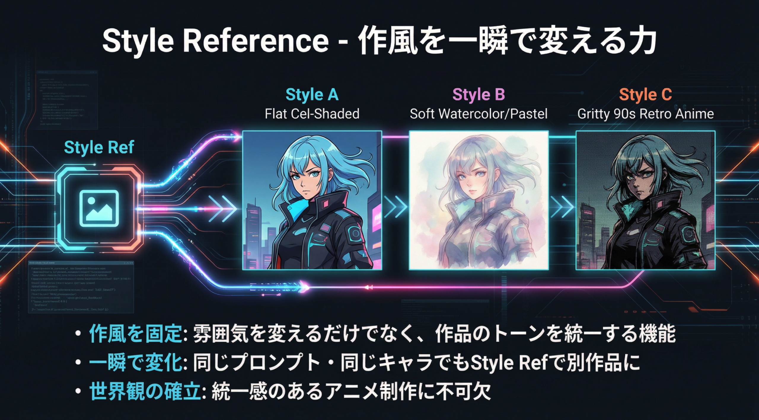 スタイルリファレンス機能の解説