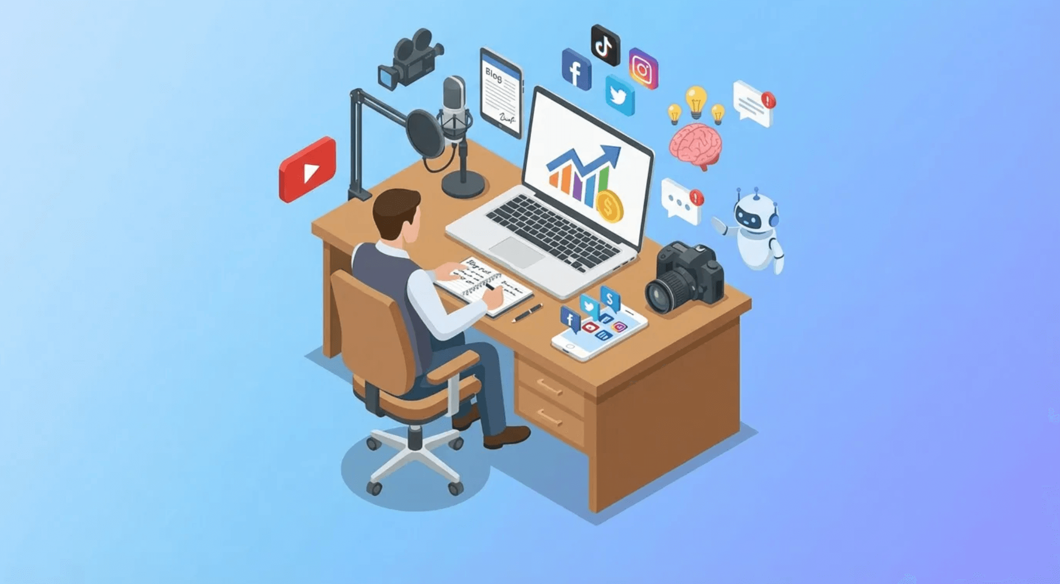 YouTubeとブログの両立