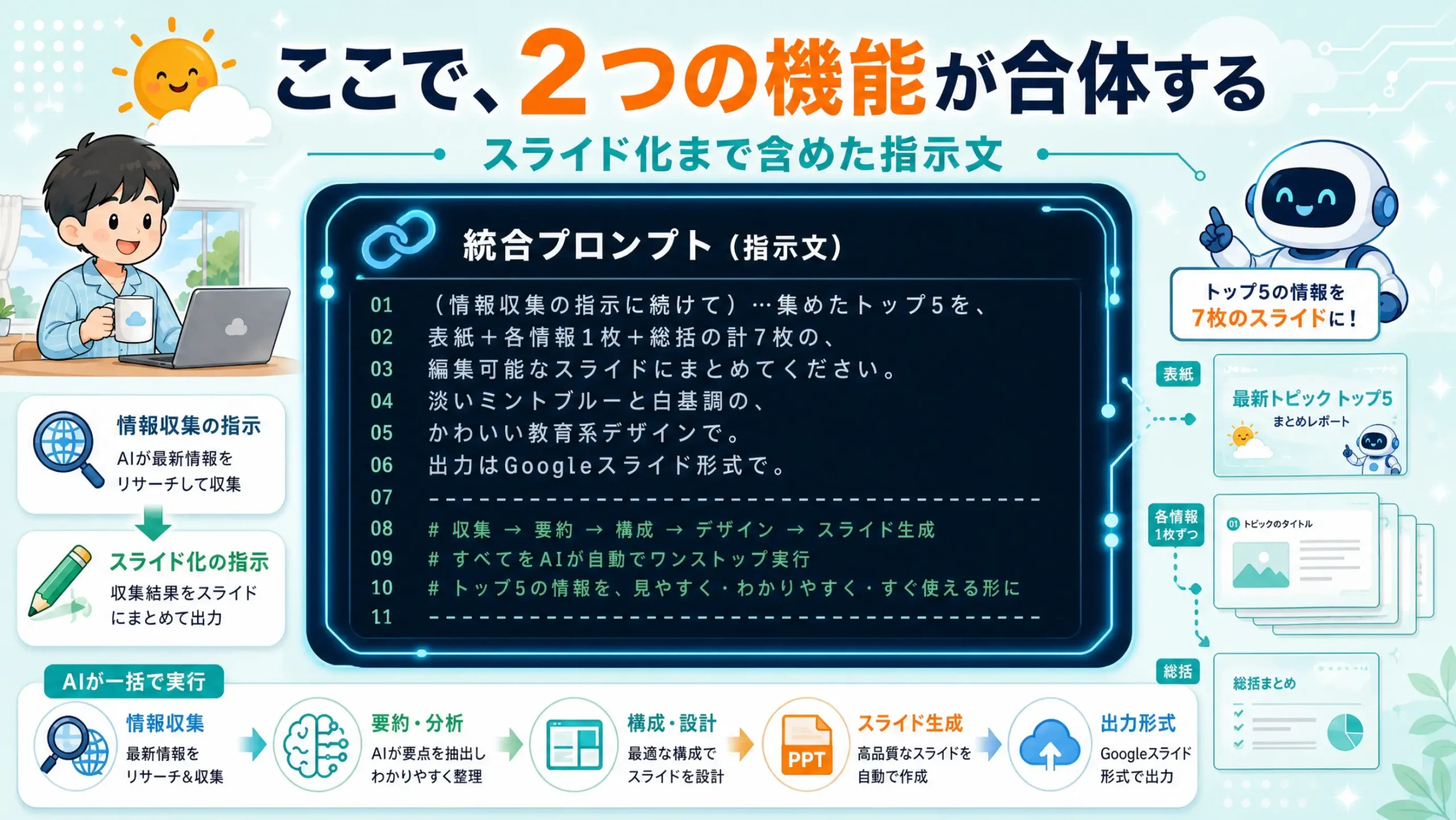 Skywork AIのスライド×定期タスクで「情報収集→資料作成」を完全自動化の画面