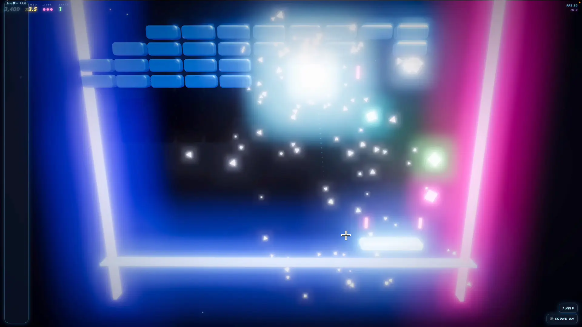 DeepSeek V4.1 Flashが生成したゲームが動いている画面