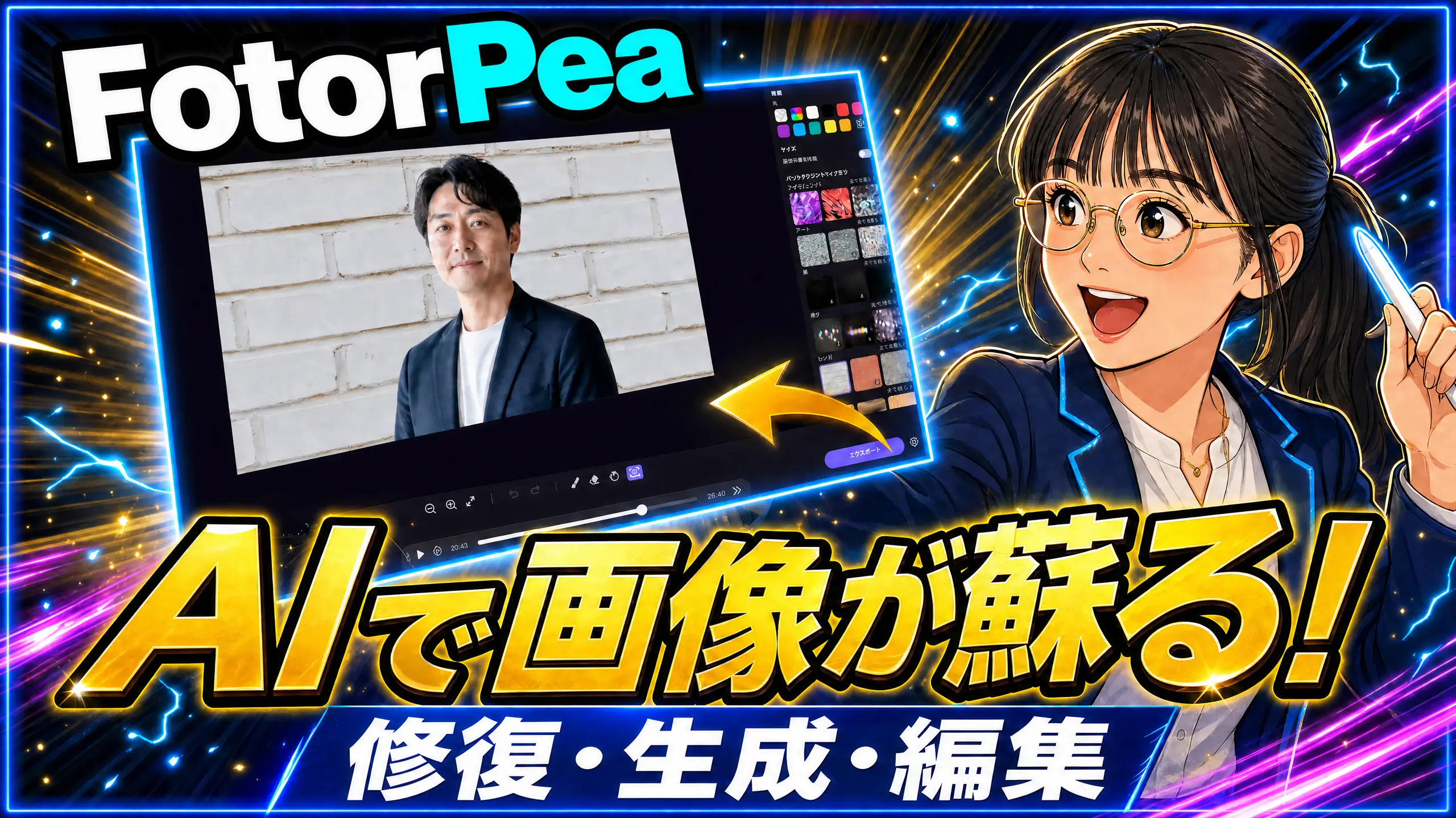 画像高画質化AIの実力